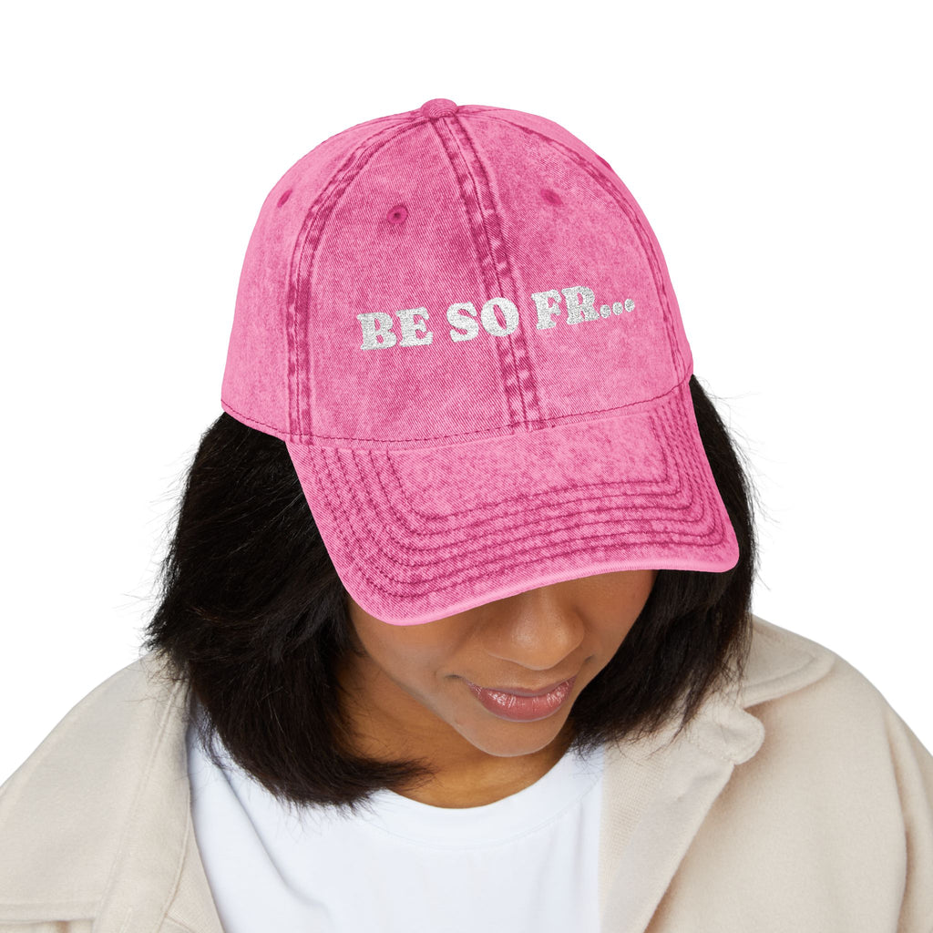 Be So Fr Vintage Washed Cap