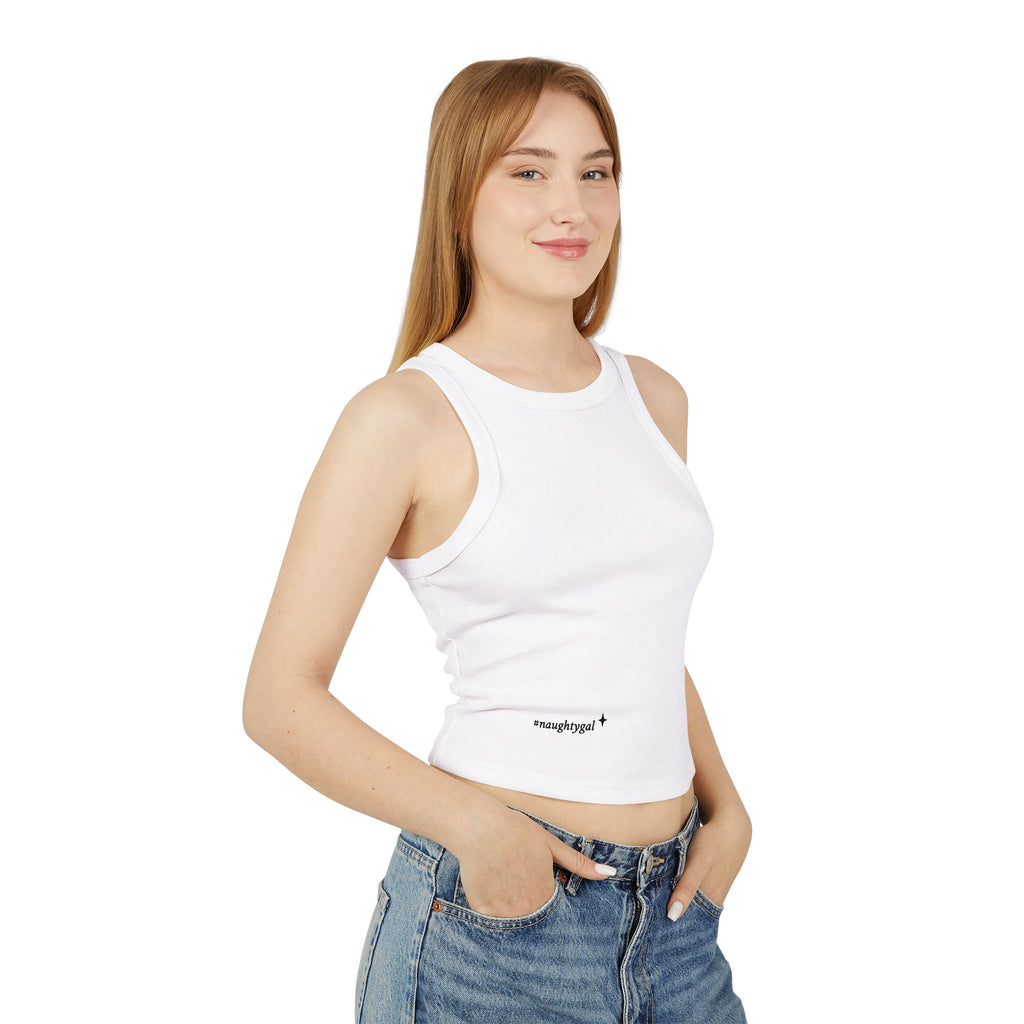 Minimal 'naughtygal' Tank Top