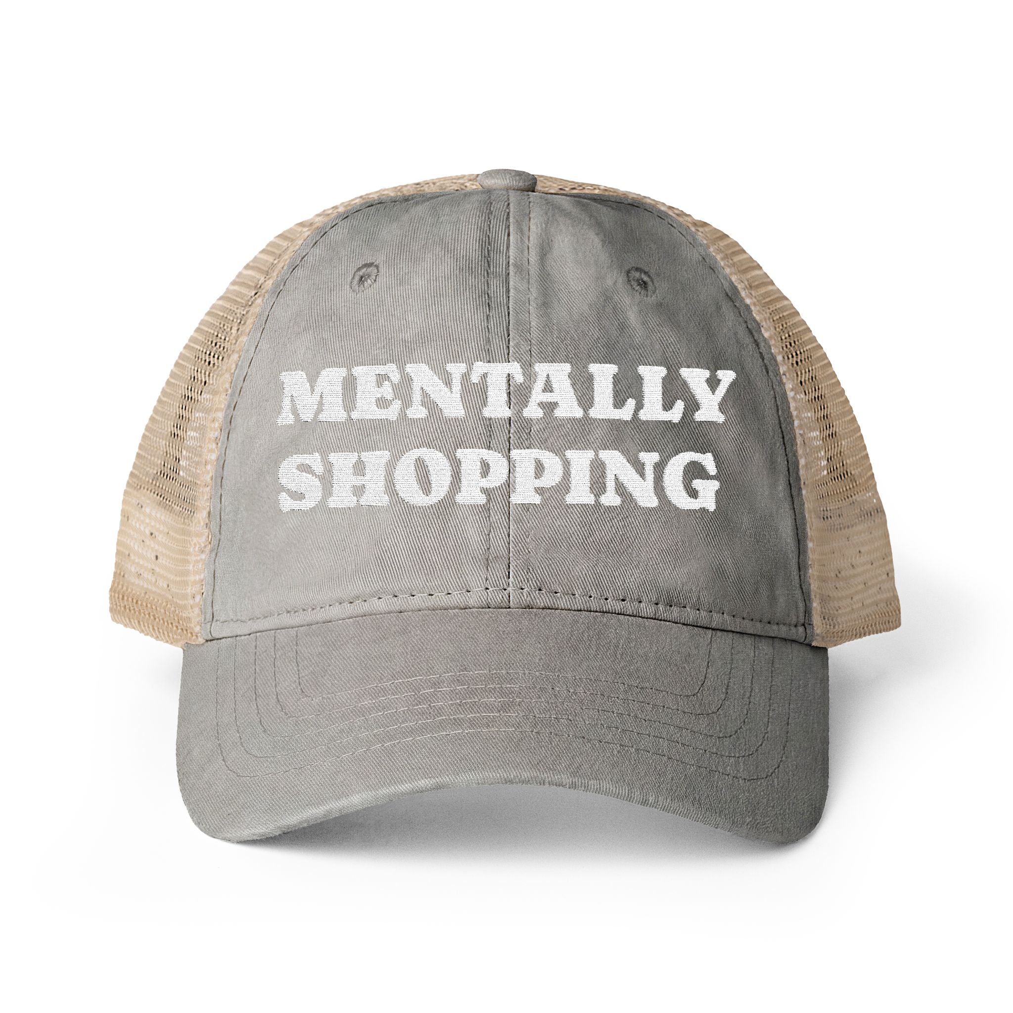 Mentally Shopping Washed Cap