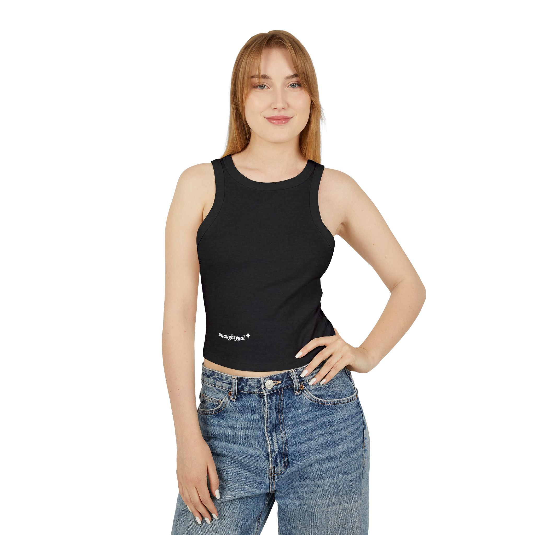 Minimal 'naughtygal' Tank Top