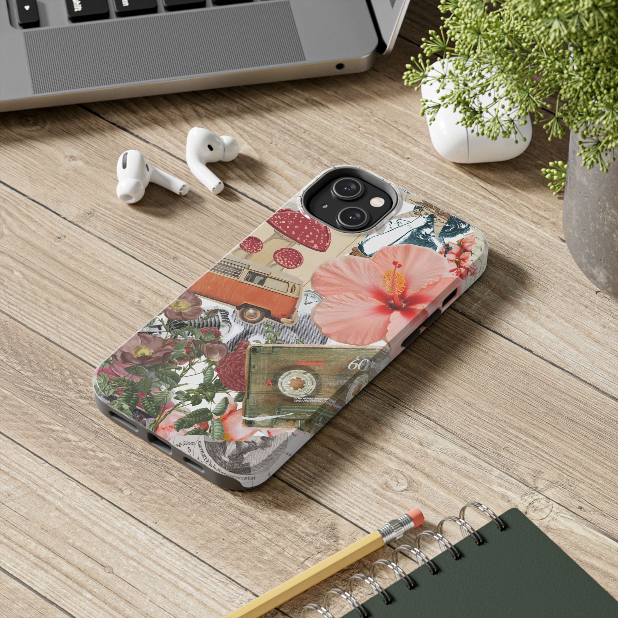 Floral Vintage Collage Tough Case
