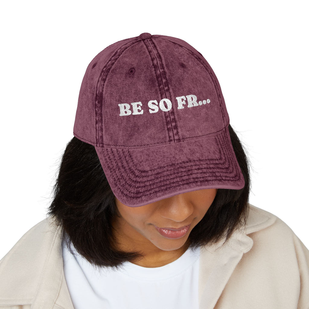 Be So Fr Vintage Washed Cap