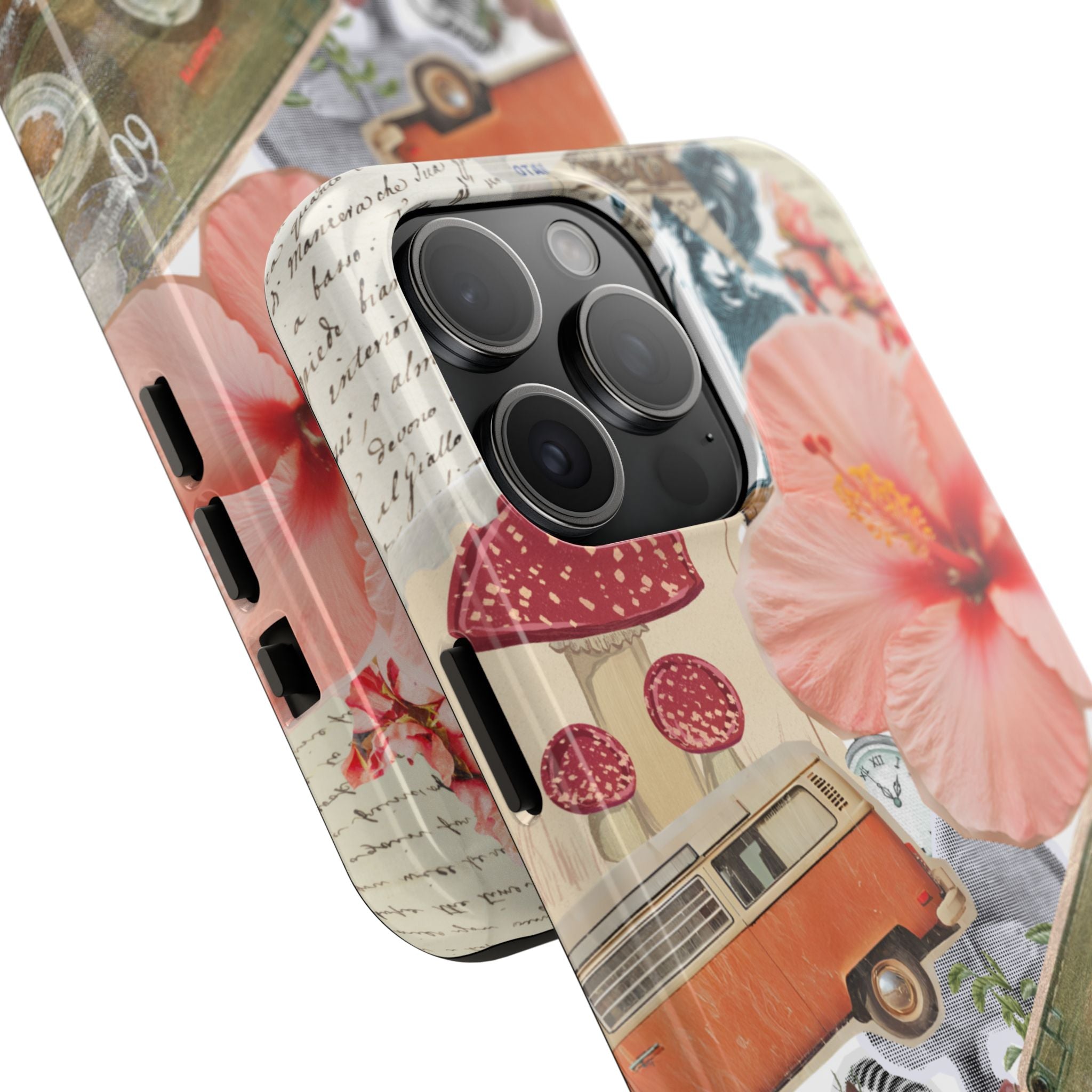 Floral Vintage Collage Tough Case