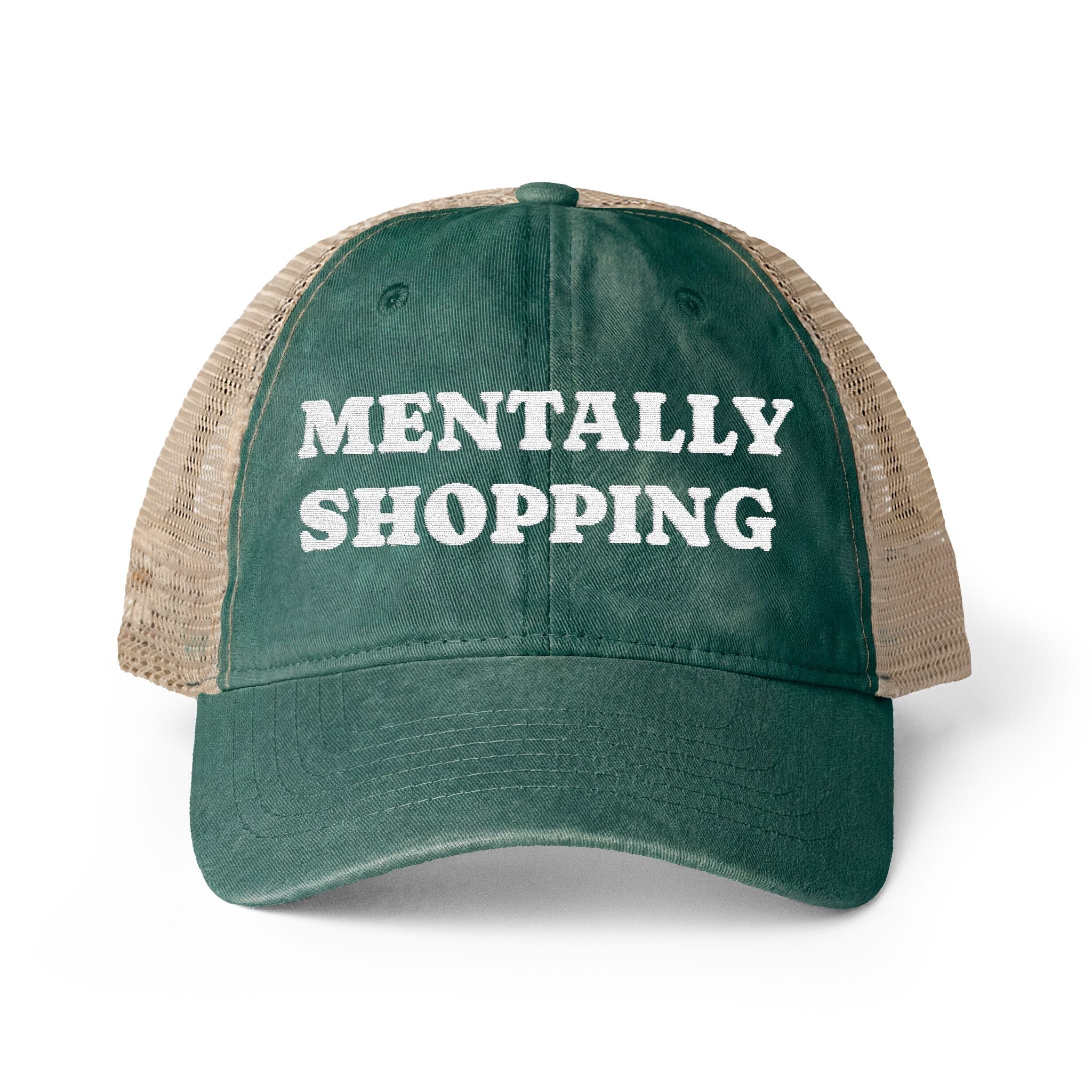 Mentally Shopping Washed Cap