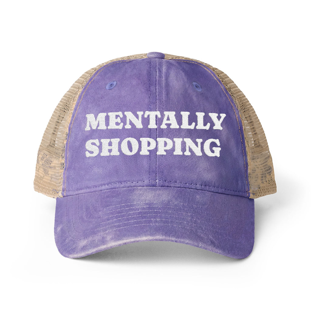 Mentally Shopping Washed Cap