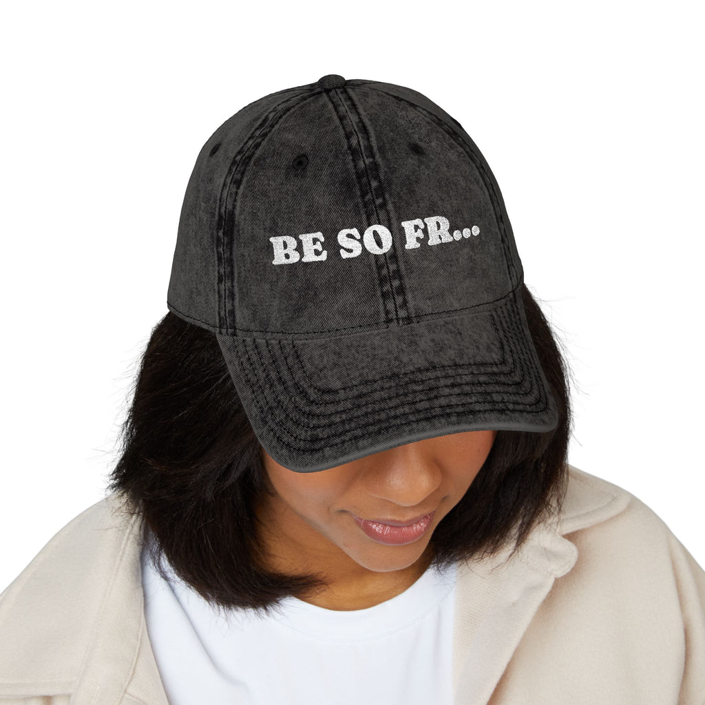 Be So Fr Vintage Washed Cap
