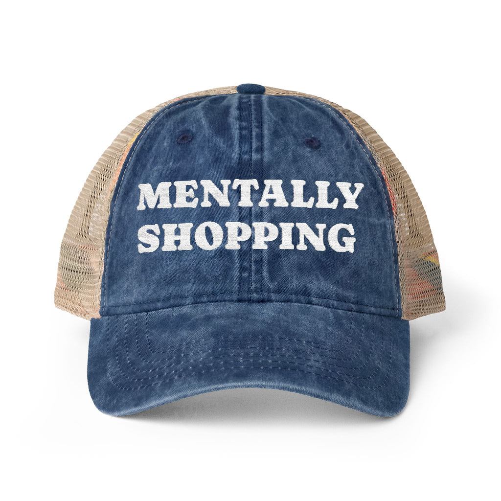 Mentally Shopping Washed Cap