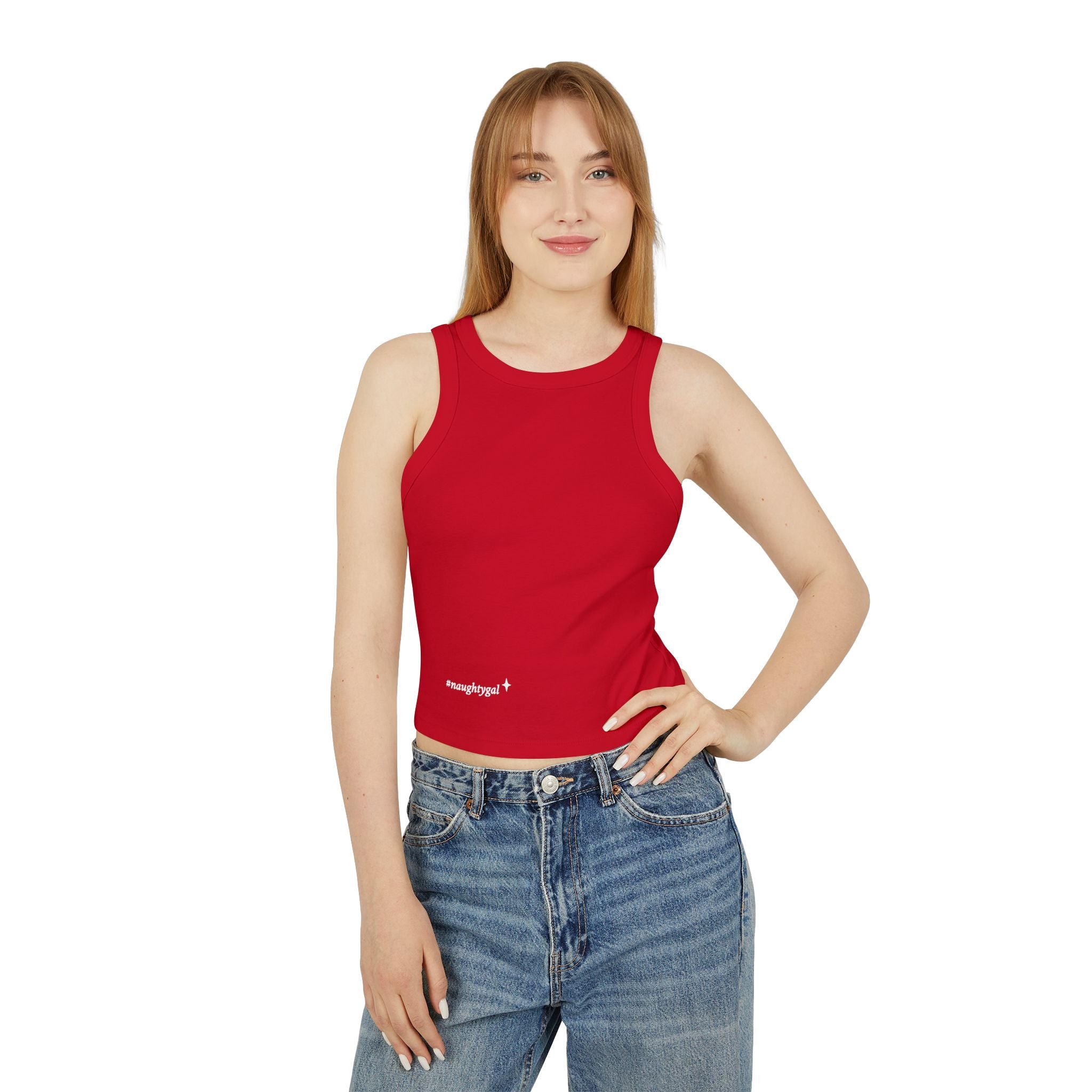 Minimal 'naughtygal' Tank Top