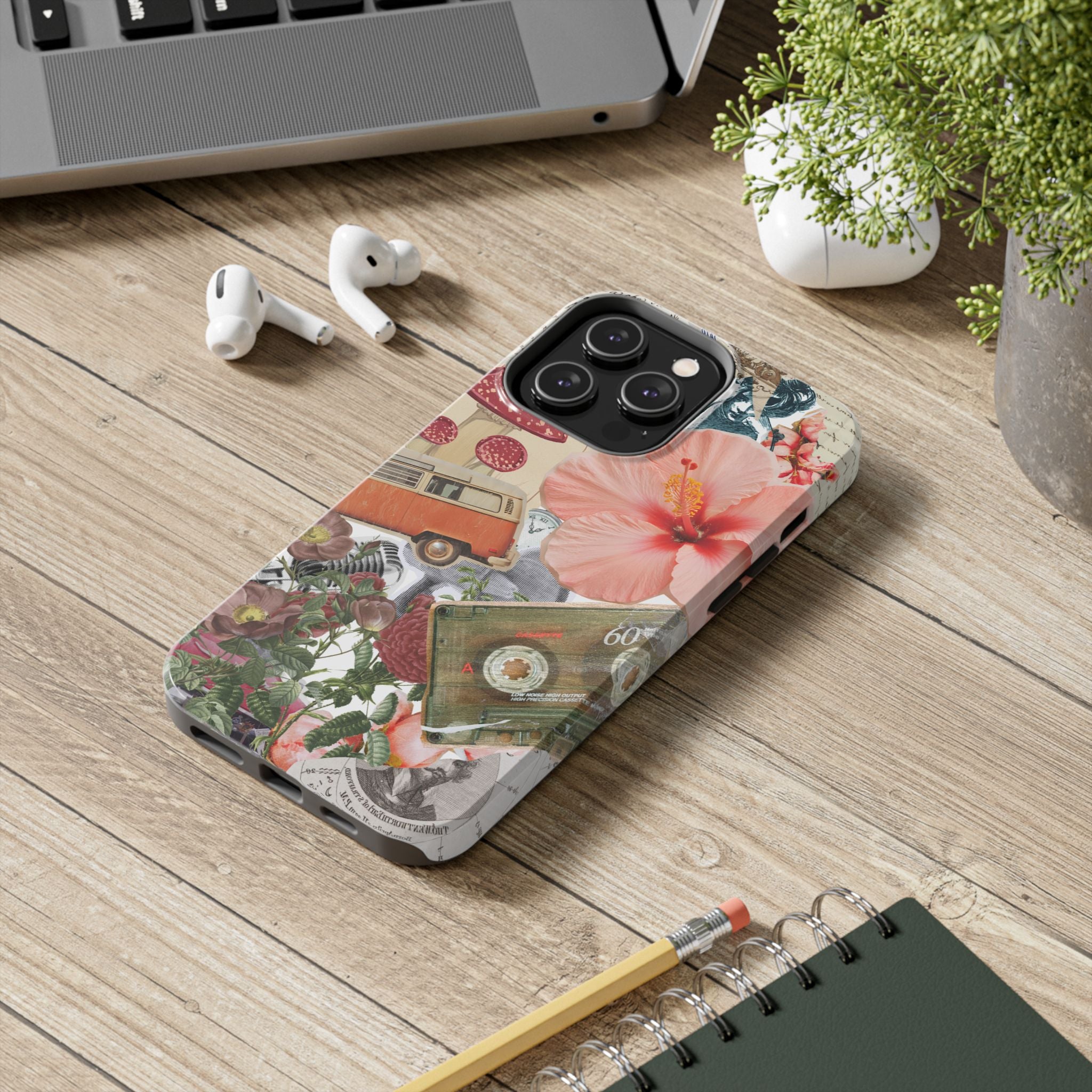 Floral Vintage Collage Tough Case