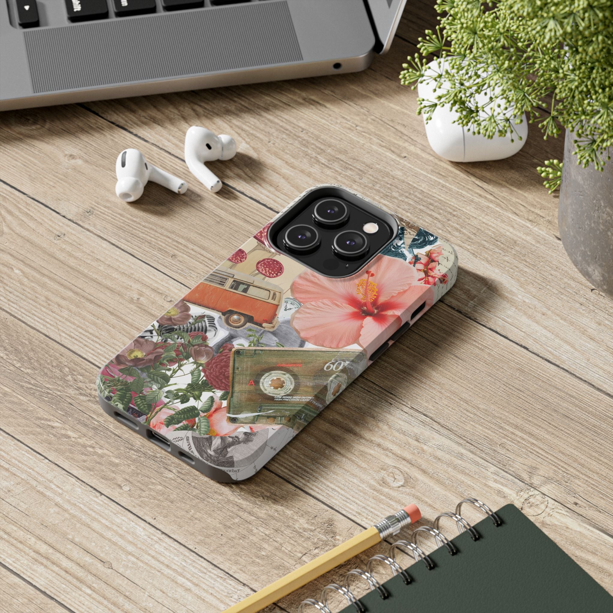Floral Vintage Collage Tough Case