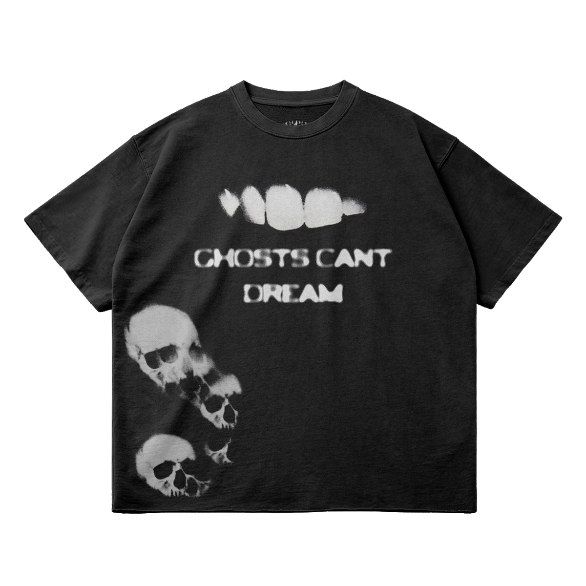 Ghosts Cant Dream Dyed Streetwear Tee